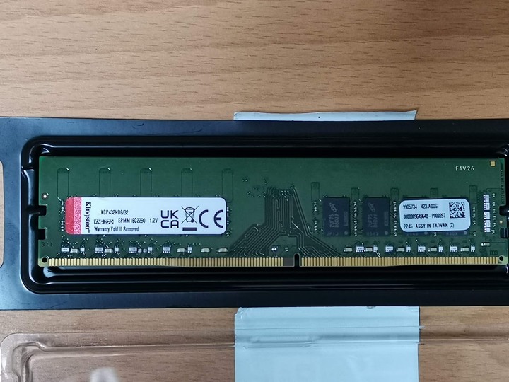 Kingston 金士頓 DDR4 3200 32G 桌上型記憶體
