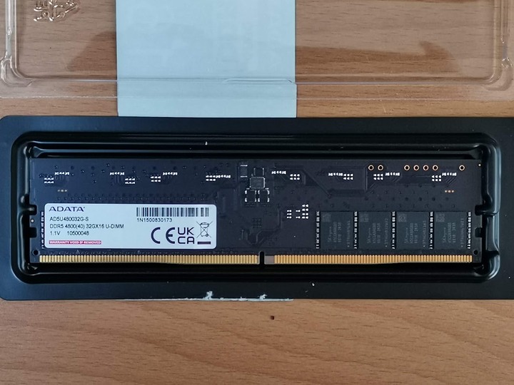 ADATA 威剛 DDR5 4800 32GB 桌上型記憶體