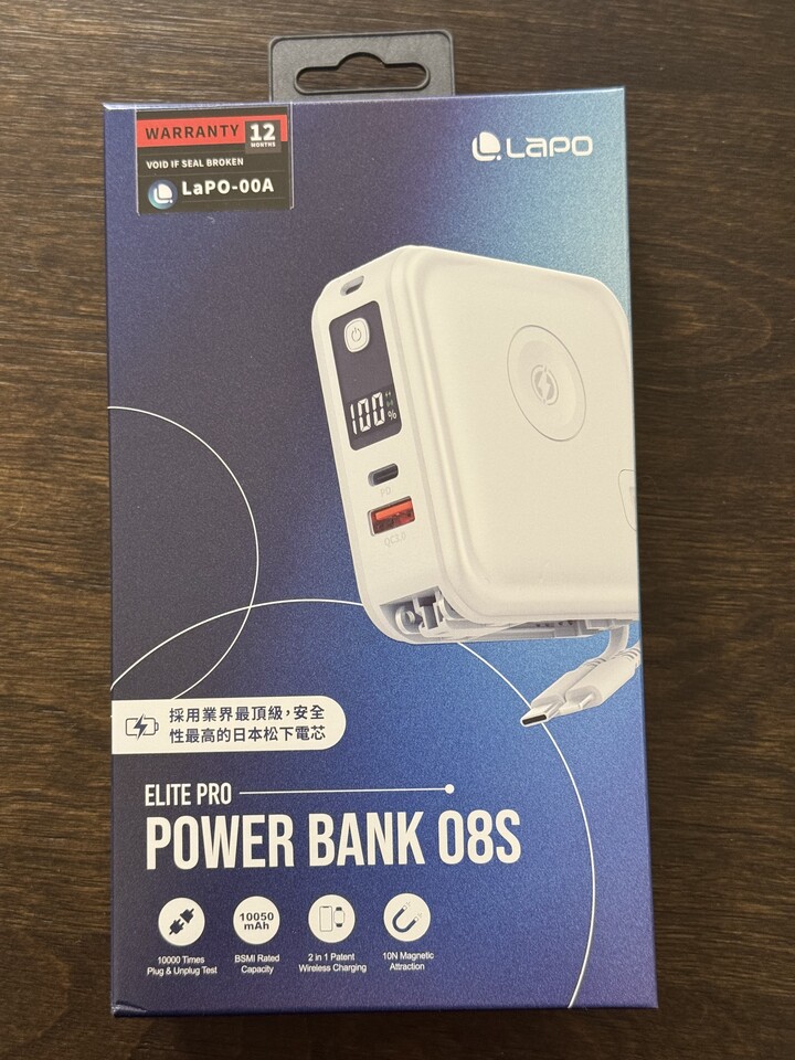 全新 LAPO power bank 行動電源 08s