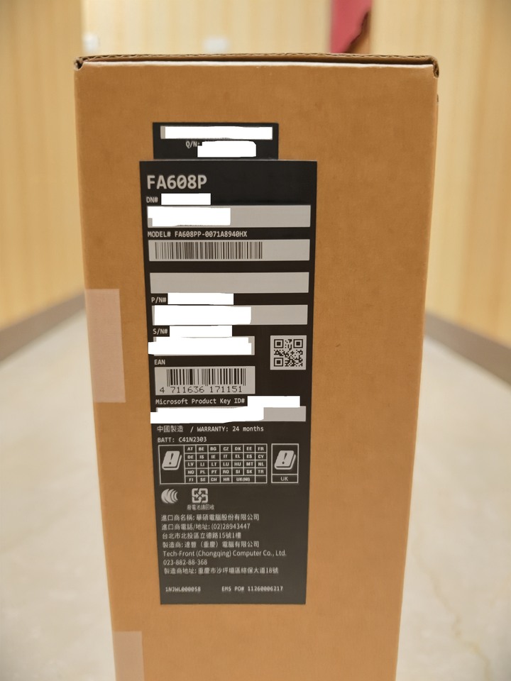 賣ASUS TUF Ryzen 9 8940HX/16G/GeForce RTX5070/512G/W11)