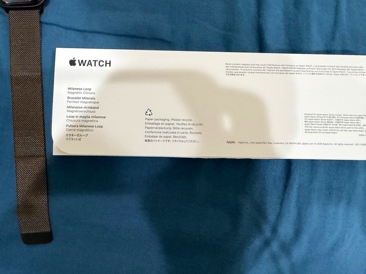 apple watch s12 錶帶--46 mm 深古銅色米蘭式錶環M/L