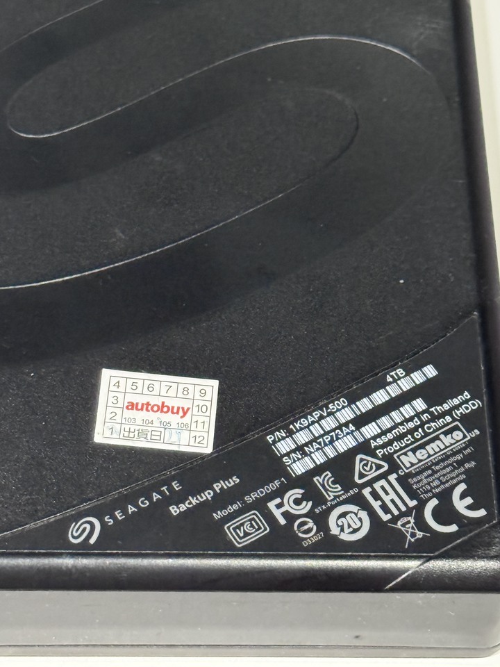 Seagate 4TB 2.5" USB 3.0 HDD