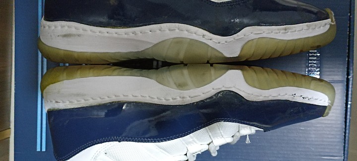 Nike Jordan 11 藍白 us.9 維修過