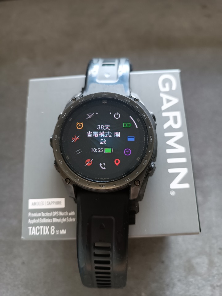 Garmin tactix 8 – AMOLED Edition 全方位進階軍用戰術錶 保固內