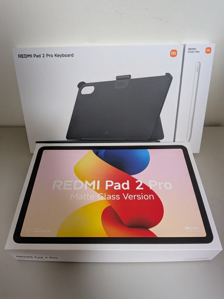 小米 REDMI Pad 2 Pro 奈米柔光螢幕 石墨灰 8 GB + 256 GB(含觸控筆和磁吸鍵盤)