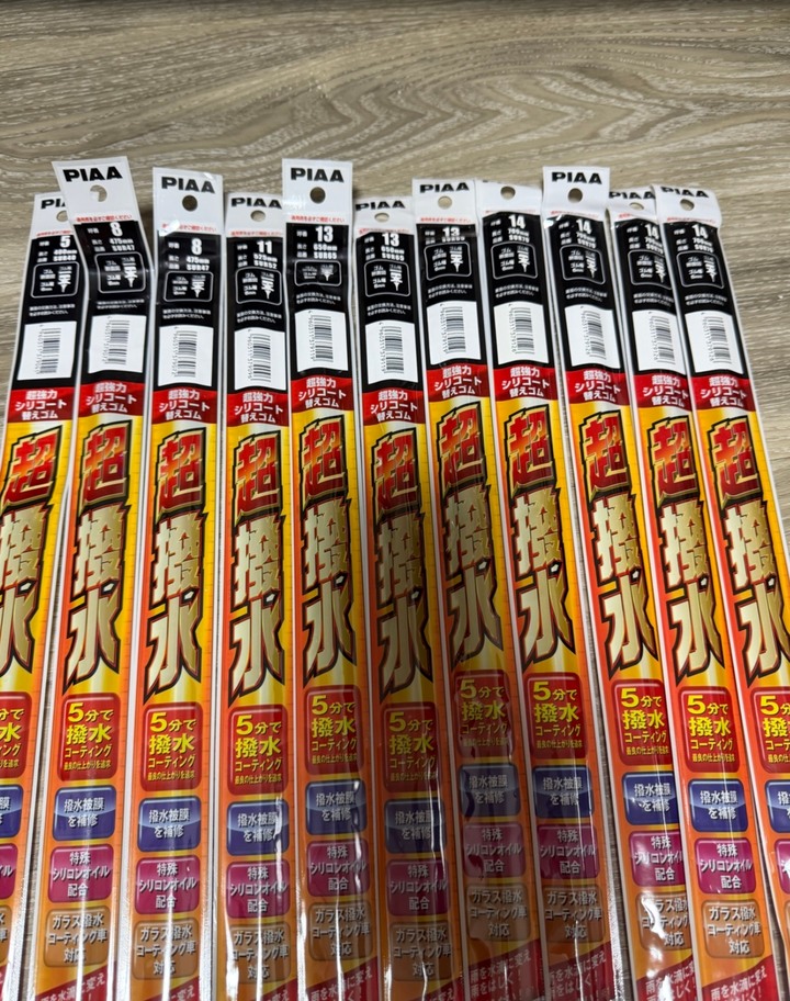 PIAA 雨刷替換膠條 超強力矽膠撥水塗層特殊矽膠