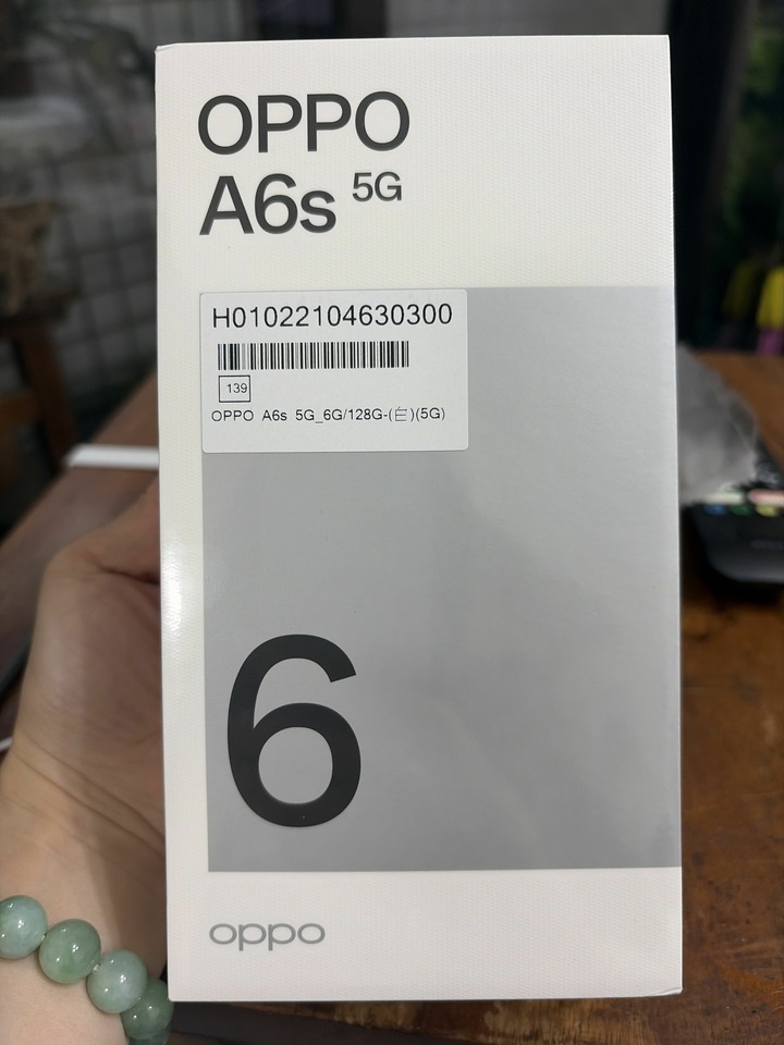 全新未拆保固一年OPPO A6s 6G+128G 白色