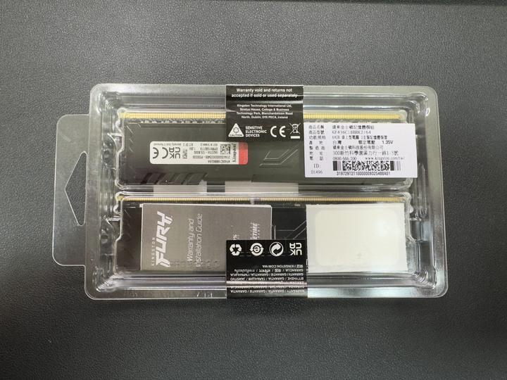 金士頓 Kingston 獸獵者 DDR4 3600 64GB (2*32G) 桌上型記憶體