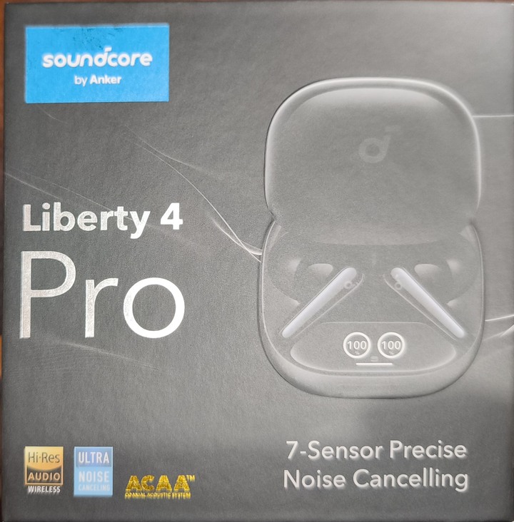 soundcore Liberty 4 Pro 降噪真無線藍牙耳機 亮面黑