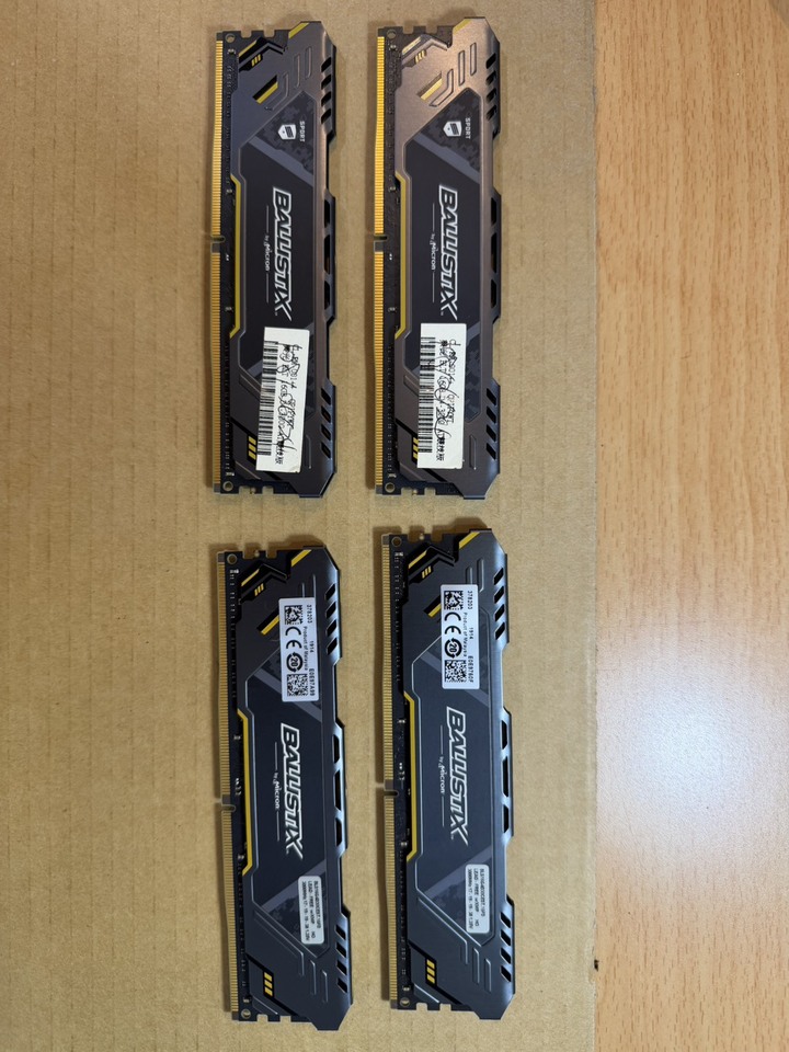 美光ddr4 3000 16g桌上型記憶體一條(有四條)