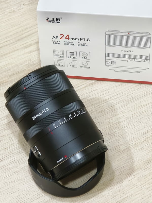 (二手/台中北區可面交) 七工匠 artisans 24mm f1.8 Nikon用 自動對焦鏡頭 全片幅