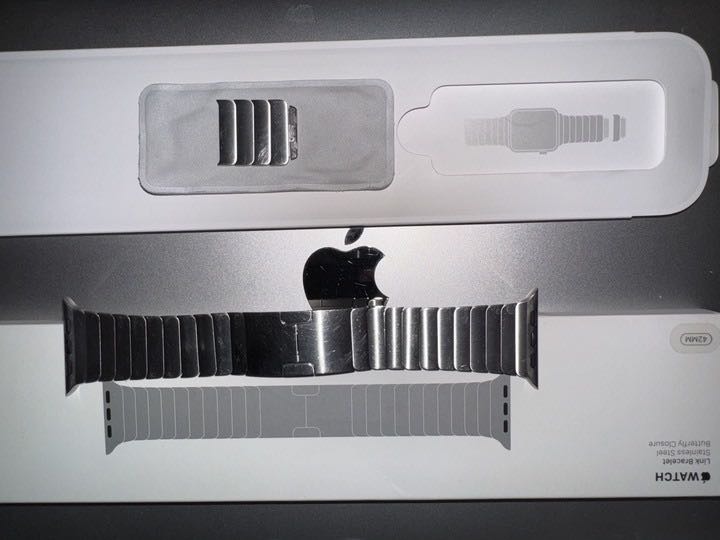 Apple Watch 原廠不鏽鋼錶鏈（只有錶帶）
