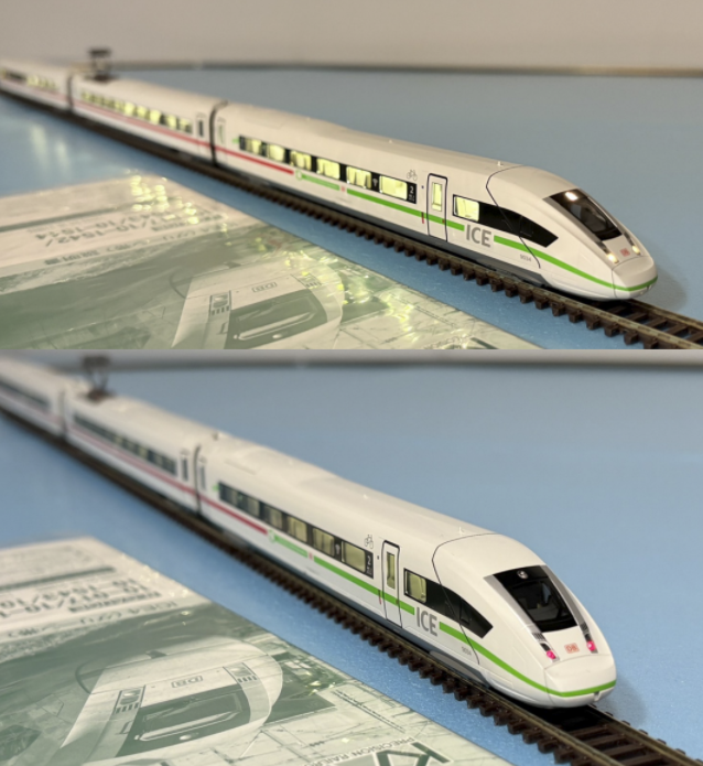 絕版~KATO ICE4(綠紅線) 全編(12輛)已裝室內燈 N規鐵道火車 10-1542 /1543 /1544