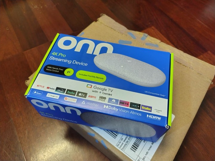 (現貨) Walmart 2026 新版 onn 4K Pro 第2代 頂級電視盒, 灰色稀少款
