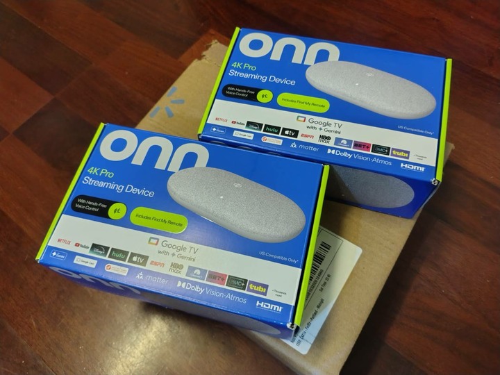 (現貨) Walmart 2026 新版 onn 4K Pro 第2代 頂級電視盒, 灰色稀少款