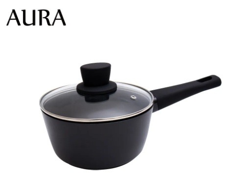 全新AURA 艾樂花崗岩萬用不沾鍋-16cm奶鍋