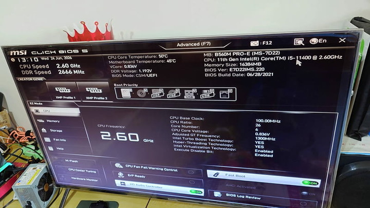 很新 (附W11 PRO序號) MSI 微星 MSI B560M PRO-E 主機板z490 H470 b560 Z590可參考