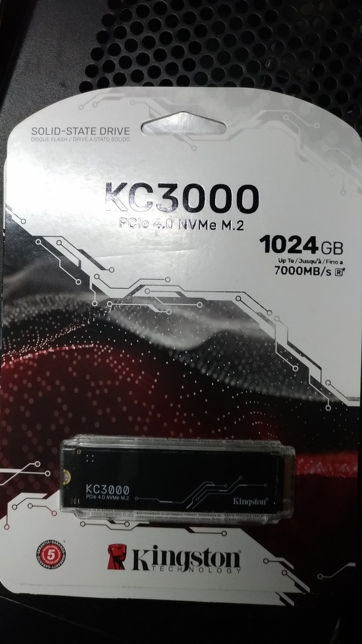 全新 金士頓 KC3000 1T M.2 2280 PCIe Gen4x4 固態硬碟 TLC SSD