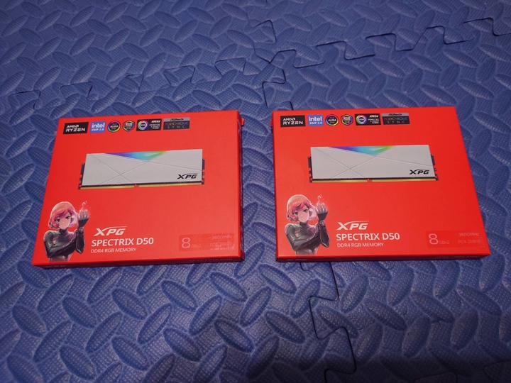 終保 威剛 xpg D50 DDR4 3600 (8G*2) RGB CL18超頻記憶體金士頓 美光可參考