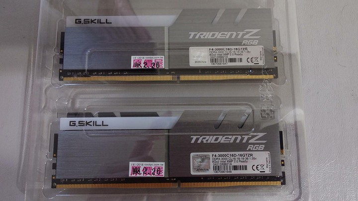終保 芝奇 G.SKILL幻光戟 DDR4 3000 CL16 8G*2 記憶體 超頻記憶體 美光 金士頓可參考