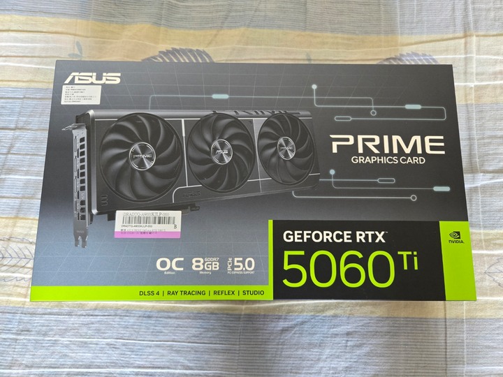 ASUS 華碩 PRIME GeForce RTX 5060 Ti 8GB GDDR7 OC 顯示卡