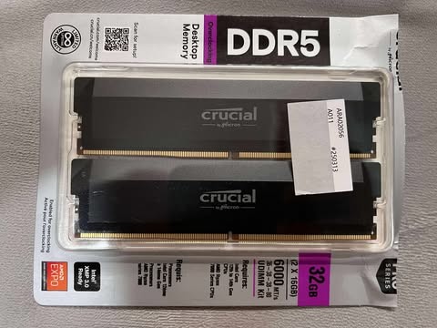 Micron 美光 Crucial Pro 超頻版 DDR5 6000 32G