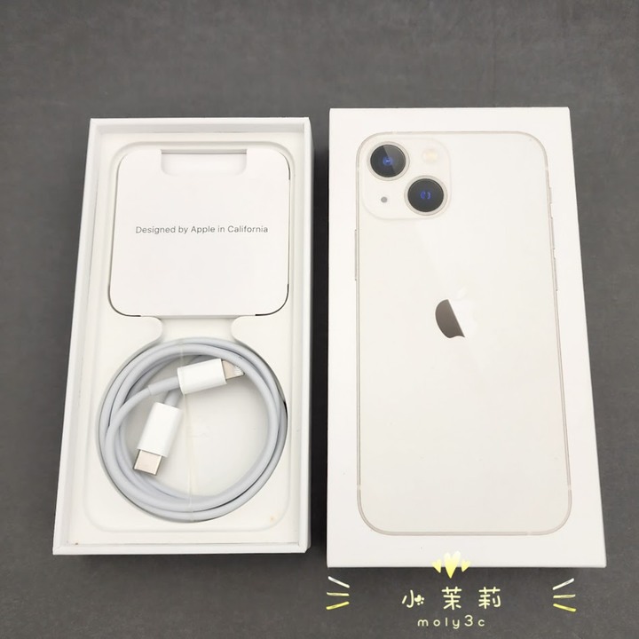【高雄現貨】電100% iPhone 13 mini 128Gb 5.4吋 星光色 128G