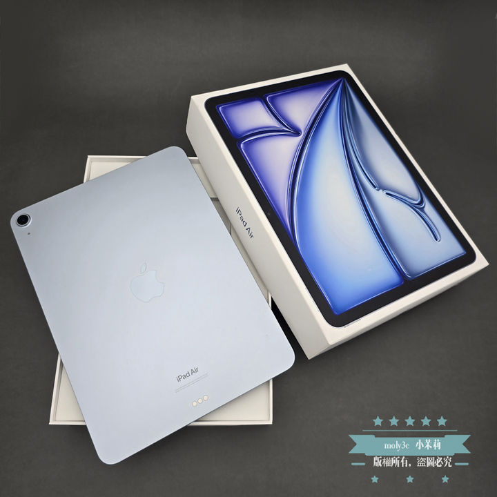 【高雄現貨】電池100% iPad Air6 2024 13吋 M2 128G Wi-Fi 藍 Air 6
