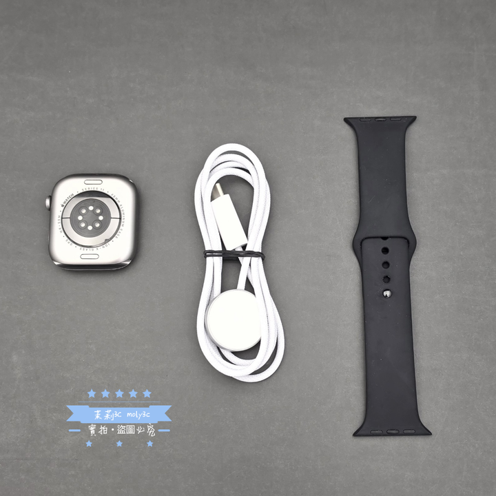 【高雄現貨】電池100% Apple Watch S11 GPS 46mm 太空灰鋁金屬 黑色運動錶帶