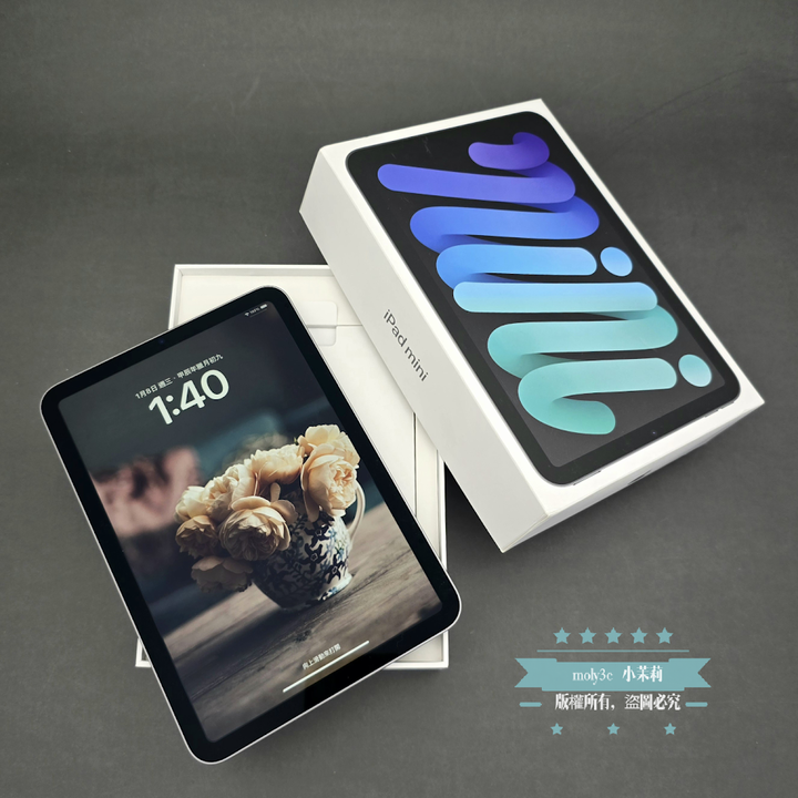 【高雄現貨】保固中 電100% iPad mini7 128G Wi-Fi 8.3吋 A17 Pro128Gb 太空灰