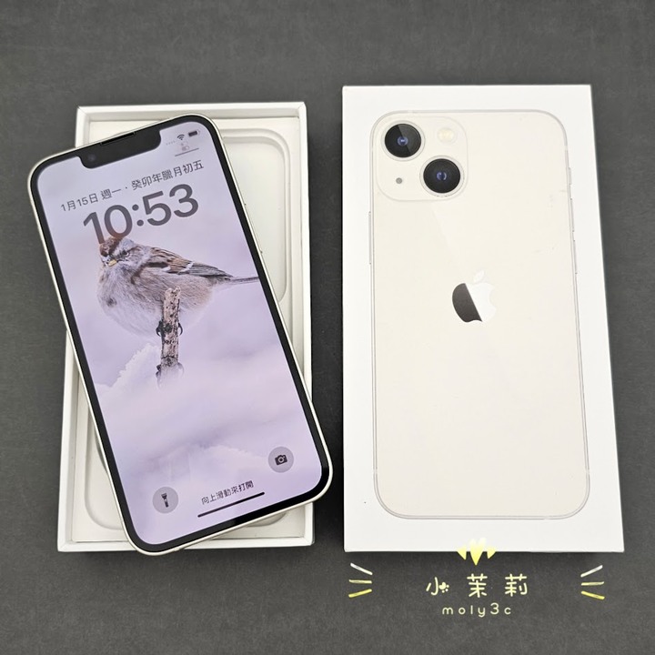 【高雄現貨】電100% iPhone 13 mini 128Gb 5.4吋 星光色 128G