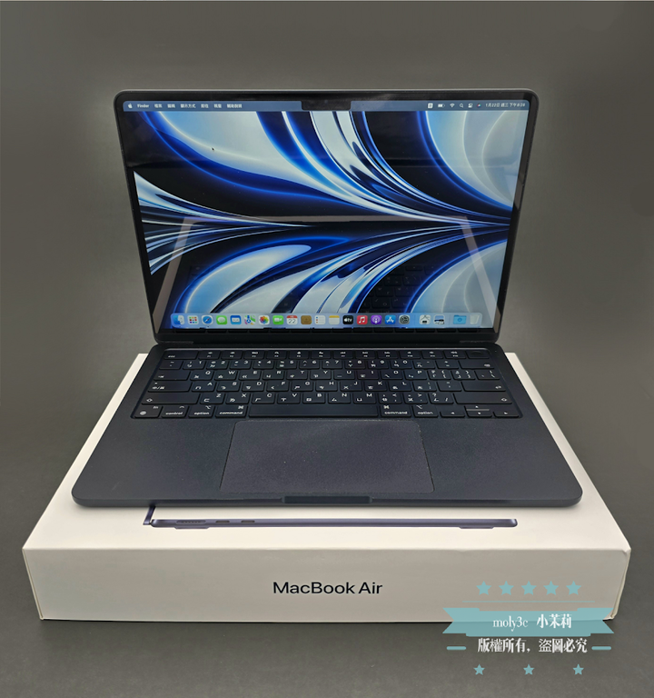 【高雄現貨】MacBook Air M2 13.6” 8G 256G SSD 午夜色