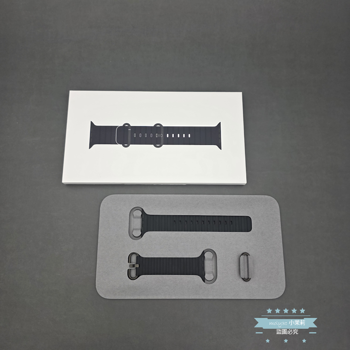 【高雄現貨】1月開通 電100% Apple Watch Ultra3 黑色鈦金屬錶殼 49MM 海洋錶帶 LTE