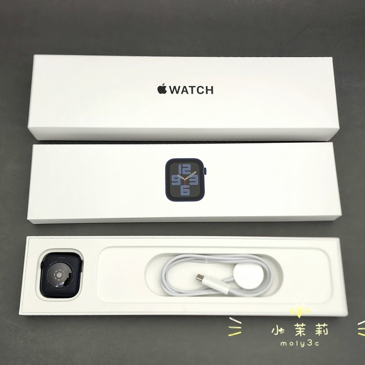 【高雄現貨】Apple Watch SE2 44mm GPS 午夜色鋁金屬錶殼
