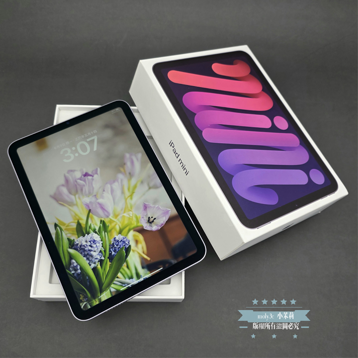 【高雄現貨】保固中 電100% iPad mini7 128G Wi-Fi 8.3吋 A17 Pro 128G 紫
