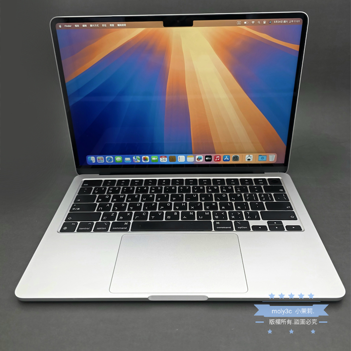 【高雄現貨】大容量 MacBook Air M2 13.6” 8G 512G SSD 銀色