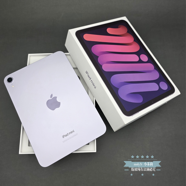 【高雄現貨】保固中 電100% iPad mini7 128G Wi-Fi 8.3吋 A17 Pro 128G 紫