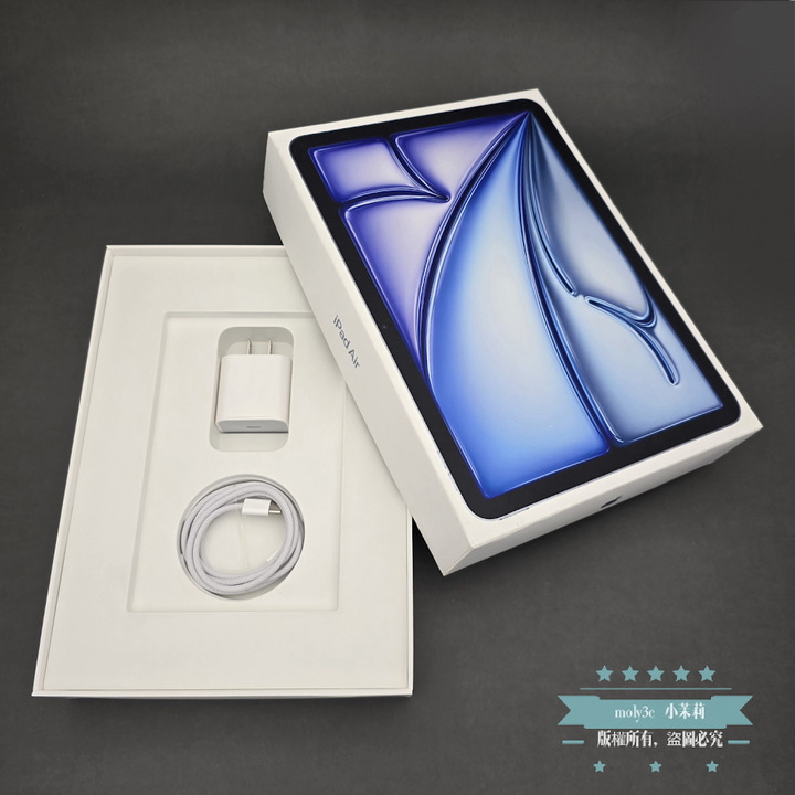 【高雄現貨】電池100% iPad Air6 2024 13吋 M2 128G Wi-Fi 藍 Air 6