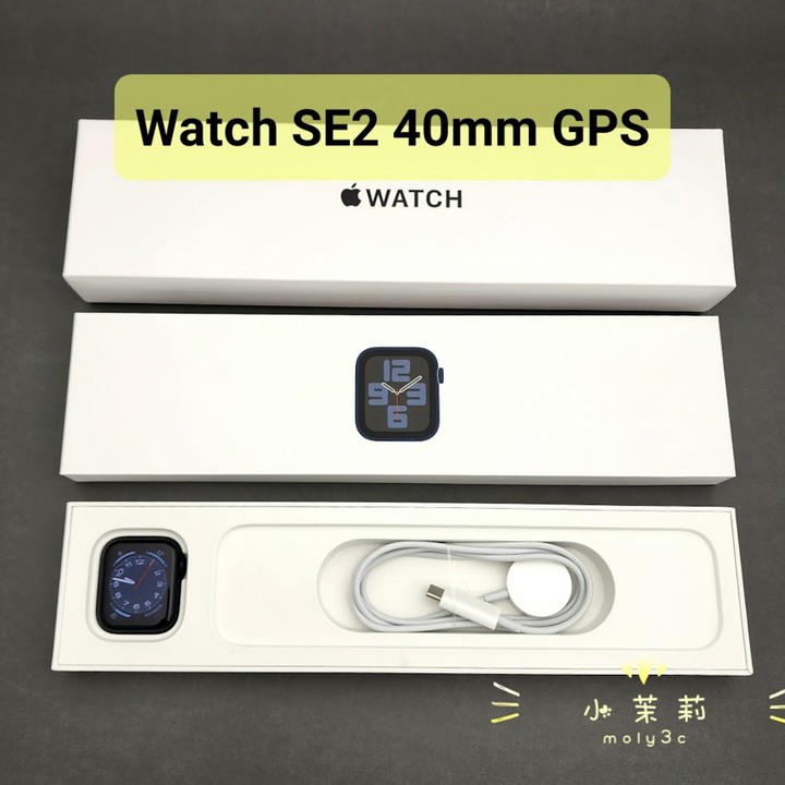 【高雄現貨】Apple Watch SE2 40mm GPS 午夜色 運動錶帶