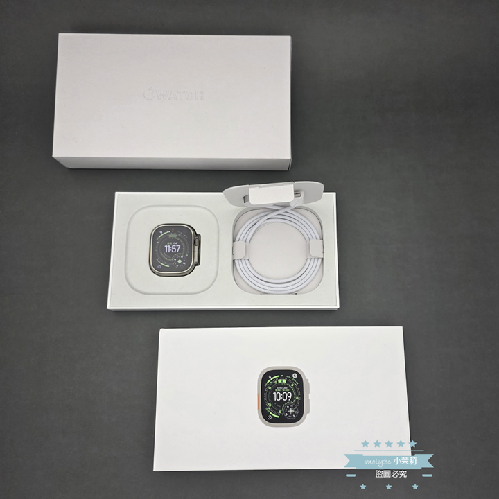 【現貨】保固中 電100% Apple Watch Ultra3 原色鈦金屬 越野錶環 49MM LTE Ultra 3