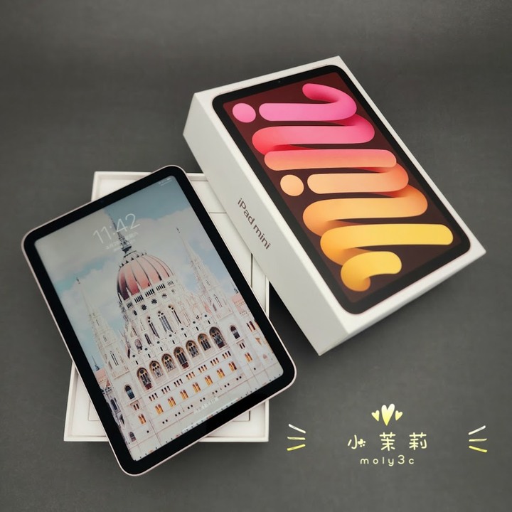 【高雄現貨】iPad mini 6 64G 粉 Wi-Fi 8.3吋 mini6 64Gb 台灣公司貨