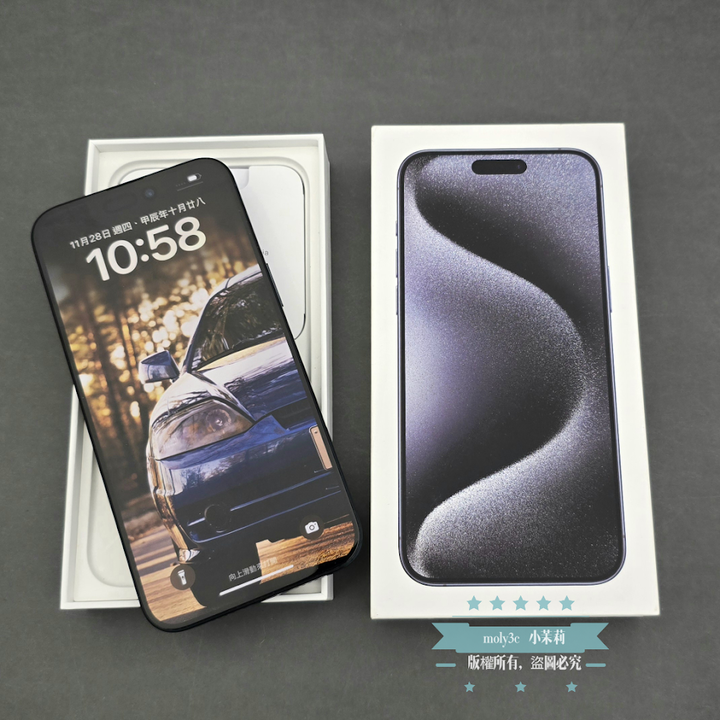 【高雄現貨】iPhone 15 Pro 128GB 黑色鈦金屬 6.1” 台灣公司貨 128G