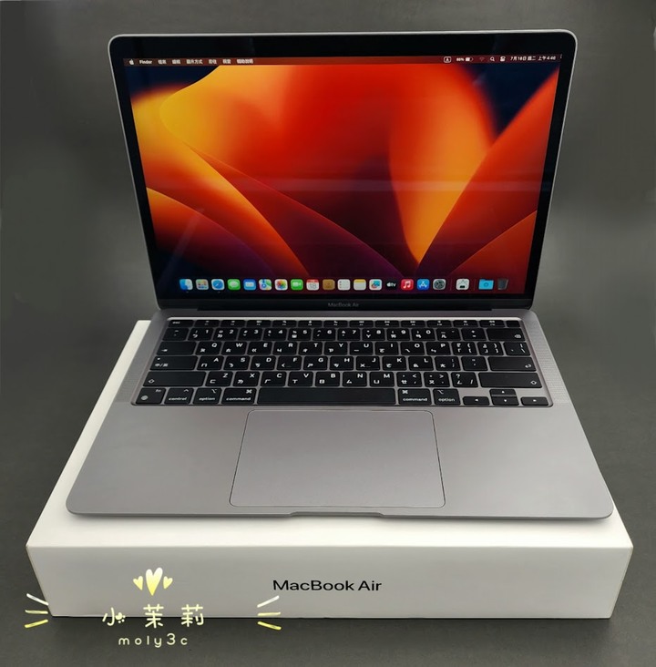 【高雄現貨】電池97% MacBook Air M1 8G 256G 太空灰 13吋 蘋果電腦 Apple
