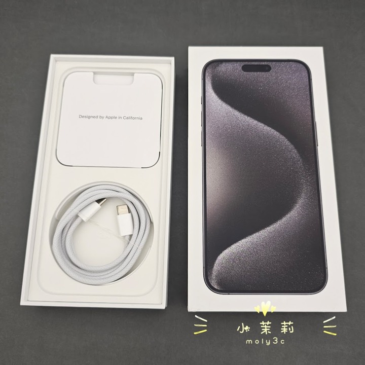 【高雄現貨】電池88% iPhone 15 Pro Max 256GB 黑色鈦金屬 6.7” 台灣公司貨 256G