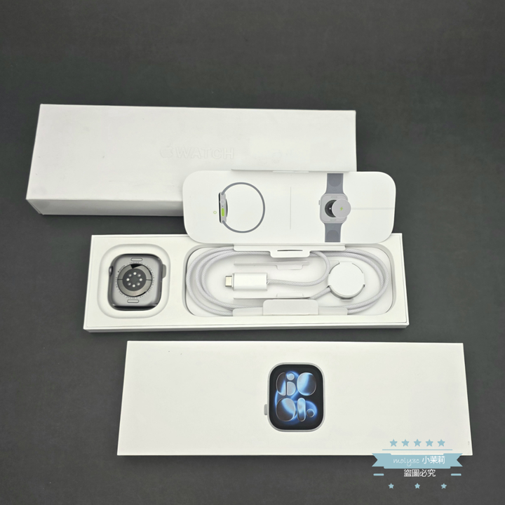 【高雄現貨】Apple Watch S11 GPS 46mm太空灰鋁金屬 黑色運動錶帶