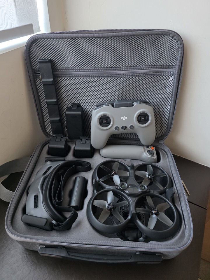 【售】DJI Avata 一代整組（含眼鏡／雙控／三電）