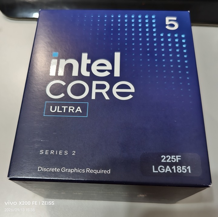我最便宜 intel ultra 5 225f 全新盒裝處理器 可搭b860板