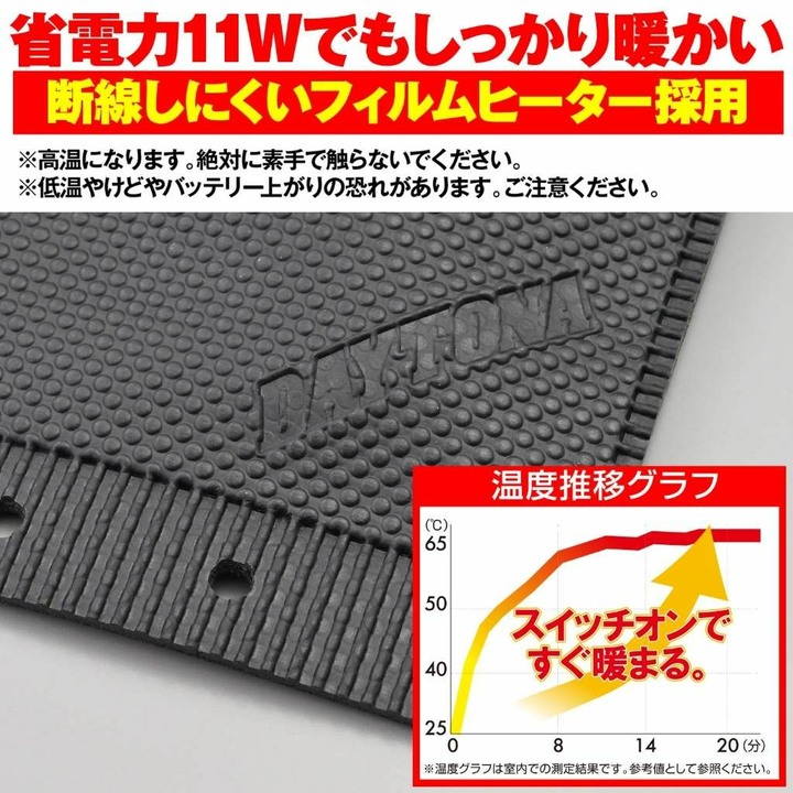日本DAYTONA捲筒型usb加熱握把套15527手把車把冬季冬天防風保暖行動電源可充電免加工直上安裝附開關手套長途必備