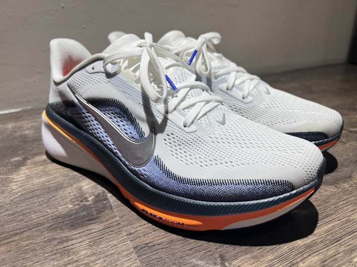 NIKE AIR ZOOM PEGASUS 42 白藍橘 訓練 半馬 全馬跑鞋US9.5