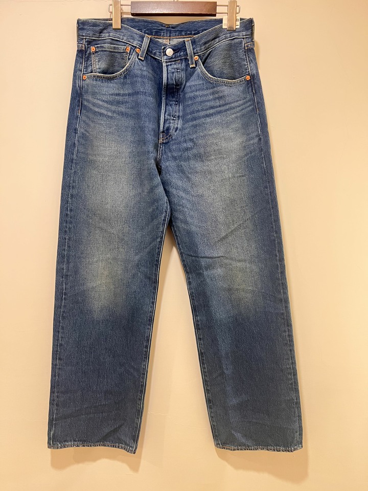 重磅Levis 501 Loose 仿舊 復古藍 刷白牛仔褲W32 L32
